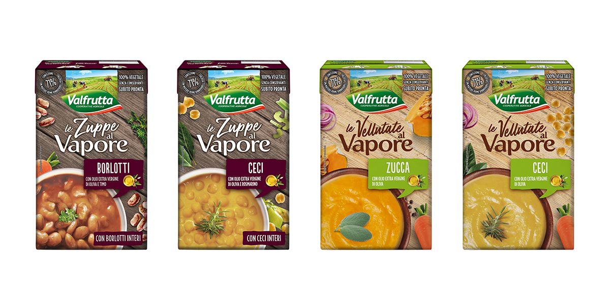 Valfrutta scalda l'inverno con le zuppe e le vellutate al vapore